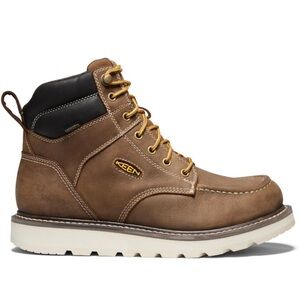 KEEN Men's Cincinnati 6" Carbon Fiber Toe Work Boots Belgian/Sandshell